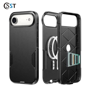 Para iPhone Air Magnetic 2-en-1 Diseño deportivo Material de <span class=keywords><strong>PC</strong></span> Funda de teléfono a prueba de golpes con control de cámara Botón AI para 17 Pro Max - Product Image 6
