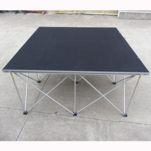 Conception de scène télescopique de colonne montante flexible portable pour les événements - Product Image 2