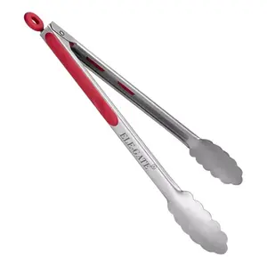 Pinzas de Cocina de Acero Inoxidable para Asar, Barbacoa y Rostizar, 44.6 cm de Largo, Aptas para Lavavajillas, con Puntas Metálicas y Diseño Ergonómico - Product Image 4