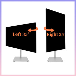 New Bạc Hợp Kim Nhôm Xoay PC Màn Hình Đứng Với 18.5-27 Hỗ Trợ Màn Hình Và-5-20 Nghiêng Cho Máy Tính Để Bàn Cổ - Product Image 6