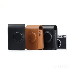 Fujifilm-Funda de cuero para cámara Instax Mini EVO, funda protectora híbrida de estilo hecho a mano para cámara Instax Mini EVO
