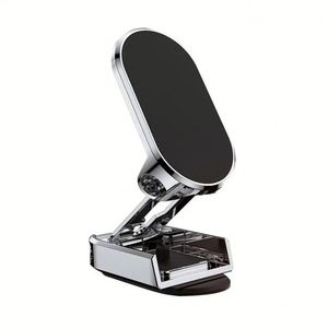 2026 Practical Strong Zinc Alloy Magnetic Double Damping Adjustable Folding Dashboard <b>Desk</b> Air Vent Car Mount - Product Image 1