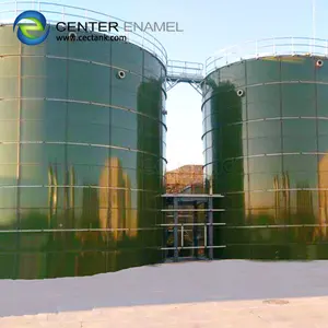 Large scale digesters tank silo container for abattoirs and farm live stock waste