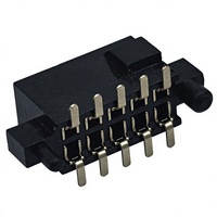 Connecteur électronique OEM personnalisé, connecteur femelle PCB 1,27 mm avec goupille de positionnement, hauteur de montage 41,9 mm