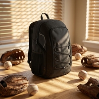 Sac à dos de tennis et pickleball en nylon haut de gamme, imperméable, multi-compartiments, grande capacité, pour entraînement en extérieur, badminton