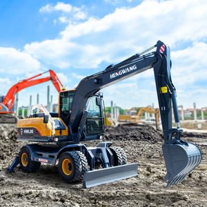 FÖRDERUNG!! 9 Tonnen Erd bewegungs maschinen Rad bagger maschine für den Bau mit 0, 4 m3 Schaufel kapazität - Product Image 6