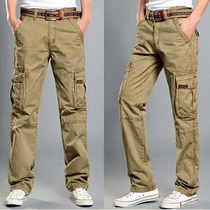 <span class=keywords><strong>Pantaloni</strong></span> <span class=keywords><strong>Cargo</strong></span> Chino <span class=keywords><strong>Kaki</strong></span> da Uomo Estivi Traspiranti Eco-Friendly in Twill Pesante a Vita Media Casual - Vendita all'Ingrosso - Product Image 2