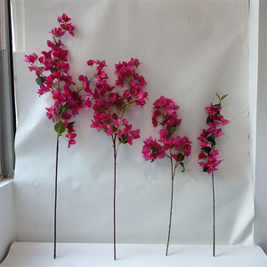 Vendita Diretta dalla Fabbrica N-0266 <span class=keywords><strong>Fiori</strong></span> Artificiali di Bouganville e Prugna Triangolare in Seta per Decorazioni Matrimoniali - Product Image 2