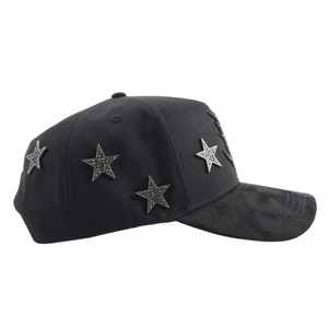 Casquettes de baseball brodées en <span class=keywords><strong>daim</strong></span> à 5 panneaux avec visière incurvée, style vintage, collection originale BARBAS HATS, vente en gros - Product Image 3