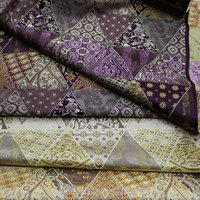 Tissu Jacquard Écologique Occultant Double Face pour Vêtements Hommes et Filles, Brocart Damassé Occultant