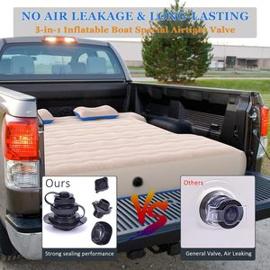 Воздушный насос утолщенная походная кровать 2 подушки внедорожник пикап заднее сиденье надувной дорожный автомобиль надувной матрас - Product Image 5