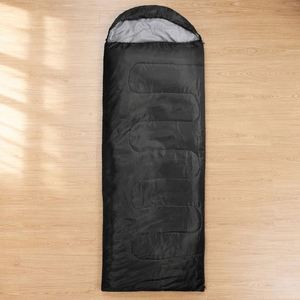 Envelope Hooded <b>Bag</b>,170T Polyester Taffeta Hollow Cotton, Portable Foldable Warm <b>Sleeping</b> <b>Bag</b> for Camping Hiking Travel - Product Image 2