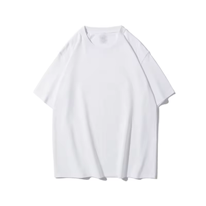 เสื้อยืดเปล่าสำหรับผู้ชาย เสื้อผ้าฝ้ายขายส่งจำนวนมาก ผู้ผลิตเสื้อผ้าผู้ชายคุณภาพสูง เสื้อยืดพื้นฐานขายส่งแบบ OEM สำหรับผู้ชาย - Product Image 1