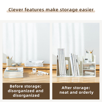 Organisateur de bureau, rangement pour documents, boîte de rangement, tiroir, organisateur de livres avec porte-stylos