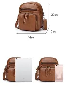 Borsa a tracolla personalizzata borsa Messenger da esterno alla moda in pelle borsa a tracolla
