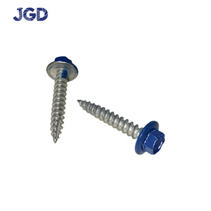 Viti autoforanti a testa esagonale in acciaio al carbonio zincato, viti <span class=keywords><strong>TEK</strong></span> metriche per coperture metalliche, direttamente dalla fabbrica con MOQ basso - Product Image 5