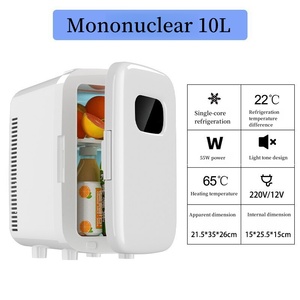 12V 10L auto portatile a semiconduttore frigorifero <span class=keywords><strong>per</strong></span> casa Mini trucco di bellezza frigorifero <span class=keywords><strong>per</strong></span> studenti silenzioso piccolo frigorifero - Product Image 3
