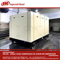 IngersollRand Série RM RM160KW-Compresseurs d'air à vis à huile industrielle à fréquence fixe à un étage Disponibilité mondiale