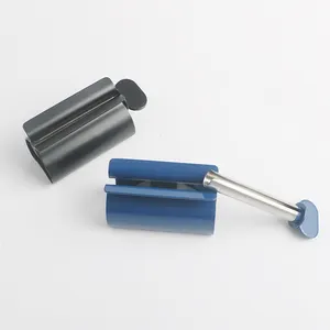 Spremiagrumi per tubi in acciaio inossidabile Dispenser per tubi in metallo spremiagrumi, supporto per dentifricio in piedi per bagno
