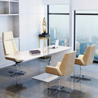 Chaise Nordic Joy - Chaise de bureau pivotante moderne et minimaliste, chaise de bureau design avec structure en bois pour la maison et la salle de réunion