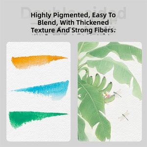 Papier aquarelle 300GSM 4K 8K, texture moyenne, feuilles pour <span class=keywords><strong>dessin</strong></span> d'anime et de <span class=keywords><strong>manga</strong></span>, bloc de peinture pour étudiants en art - Product Image 4