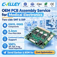 Papan Penggerak Pompa Infus PCBA, Perakitan PCB Perangkat Medis dengan Stepper Driver Stages, Produsen Kontrak OEM SMT DIP