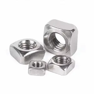 Made In China Customized Hexagonal Nut DIN557 Stainless Steel 304 Square Nut