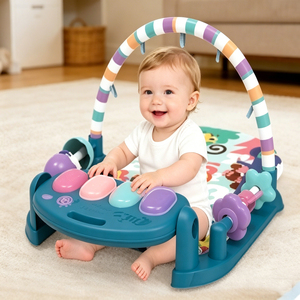 Alfombra <span class=keywords><strong>de</strong></span> Juego Multifuncional para Bebés con Pedal <span class=keywords><strong>de</strong></span> Piano, Juguetes Colgantes y Proyección <span class=keywords><strong>de</strong></span> Luz Estelar, Tapete <span class=keywords><strong>de</strong></span> Actividades para Bebés - Product Image 4