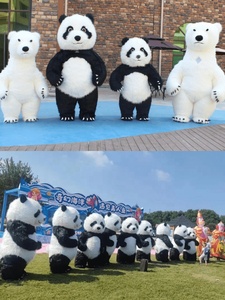 Disfraz de Mascota de Oso Polar Blanco Hecho a Medida, Disfraz de Animal Unisex, Cosplay de Peluche Súper Suave para Adultos, Fiesta Empresarial, Logotipo Personalizado - Product Image 4
