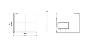 Mesin detektor medis <span class=keywords><strong>Digital</strong></span> portabel, mesin pendeteksi Panel datar 14*17 nirkabel - Product Image 3