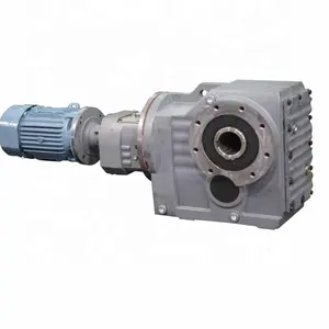 K127 Right Angle ac synchronous Helical Bevel Gear Motor 15KW for screw filter press