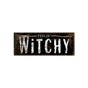 Nouvelles décorations sur le thème d'Halloween, accessoires de fête, plaques en bois sorcière citrouille et étiquettes en bois disponibles pour l'importation transfrontalière. - Product Image 5