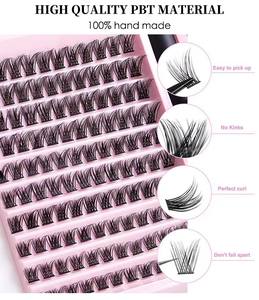 Kit de cils DIY à bas prix, 120 pièces, cils naturels segmentés, cils individuels en grappe, extensions de cils pour femmes - Product Image 2