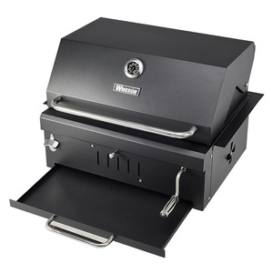 <span class=keywords><strong>Barbecue</strong></span> au charbon de bois encastrable en acier inoxydable noir, facile à nettoyer, pour jardin, <span class=keywords><strong>accessoire</strong></span> transfrontalier en promotion - Product Image 5