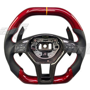 <span class=keywords><strong>พวงมาลัย</strong></span>คาร์บอนไฟเบอร์ปรับแต่งได้สำหรับ Mercedes Benz A-Class C <span class=keywords><strong>AMG</strong></span> C300 C-CLASS C63 E-CLASS E350 E63 CLS63 - Product Image 1