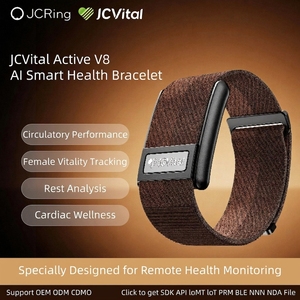 Bracelet intelligent JCVital V8 SDK APL OEM ODM, moniteur <span class=keywords><strong>de</strong></span> fréquence cardiaque, SpO2, suivi du sommeil, tracker <span class=keywords><strong>de</strong></span> fitness, montre connectée, OEM CE FCC Rohs - Product Image 1