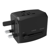 Adaptateur de voyage universel portable, nouveau, à la mode, avec quatre ports usb et de type c, prise électrique