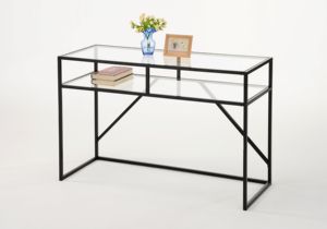 Table console en verre métallique en tube de fer de qualité supérieure TMG-A136 meubles de salon de style industriel pour atelier ou appartement - Product Image 4
