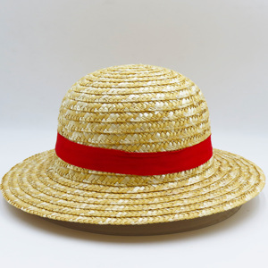 Sombrero De Paja De Anime Para Cosplay - Gorra Amarilla Estilo One Piece - Unisex Adulto, Circunferencia 57 Cm - Ideal Para Fiestas, Convenciones Y Playa