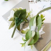 Свадебный браслет с искусственным шелком