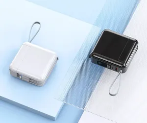 <span class=keywords><strong>Batterie</strong></span> <span class=keywords><strong>externe</strong></span> avec câble intégré et prise secteur, chargeur mural, <span class=keywords><strong>batterie</strong></span> <span class=keywords><strong>externe</strong></span> 22,5 W, charge rapide pour iPhone <span class=keywords><strong>Xiaomi</strong></span> - Product Image 5