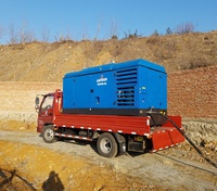Liutech LUY310-25 25bar 1095cfm atlas copco compresseur d'air pneumatique à vis fabricant mobile pour le forage de construction