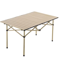 Nouveauté 2027 - Tables pliantes rectangulaires légères en alliage d'aluminium et de fer, empilables, résistantes aux intempéries, polyvalentes pour l'extérieur