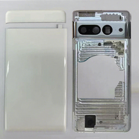 Carcasa de Repuesto para Google Pixel 7 Pro, Tapa Trasera de Batería, Marco de Reparación, Panel Inferior, Bisel, Diseño de Barra, Cristal