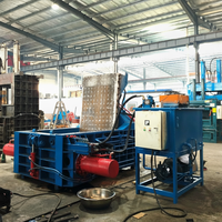Presse à ferraille horizontale intelligente à commande PLC, compacteur hydraulique entièrement automatique pour ferraille de cuivre