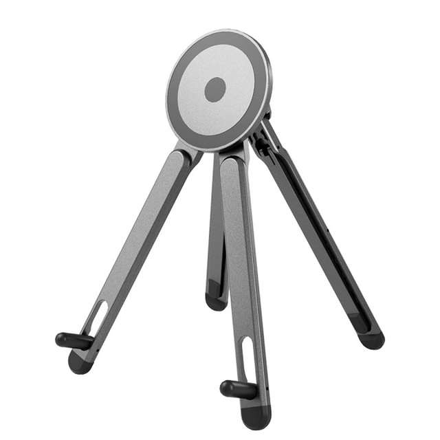 Wholesale 3-in-1 Ultra-Portable Magnetic Desktop Stand 8-Level Height Adjustable Foldable Tripod Holder for Desktop