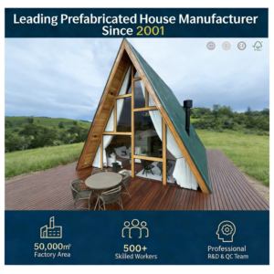 Villa en bois haut de gamme - Cabane mobile moderne et exquise pour usage hôtelier - Villa en bois écologique - Product Image 1