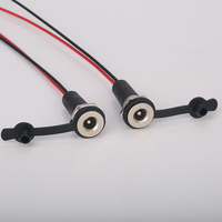 Connecteur DC femelle étanche 5,5 x 2,1 mm 5521/5525 à monter sur panneau, à souder, avec écrou de fixation, adaptateur DC-099