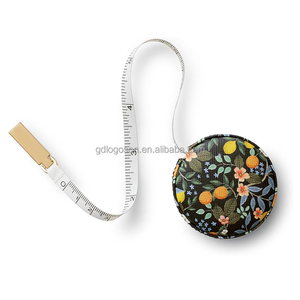 Khuyến mại nhiệm vụ nặng nề Mini Pocket Floral Flower in vòng hình dạng PU da đo băng 1.5m biểu tượng tùy chỉnh băng biện pháp - Product Image 2