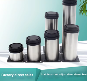 Pieds d'<span class=keywords><strong>armoire</strong></span> télescopiques réglables Pieds de meubles en métal à hauteur réglable pour <span class=keywords><strong>armoire</strong></span> de canapé - Product Image 4